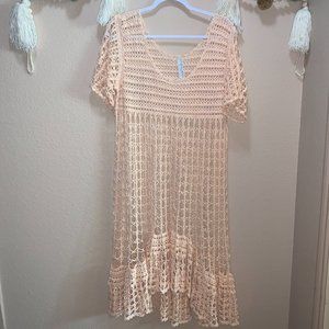 Free People New Romantics crochet dress
